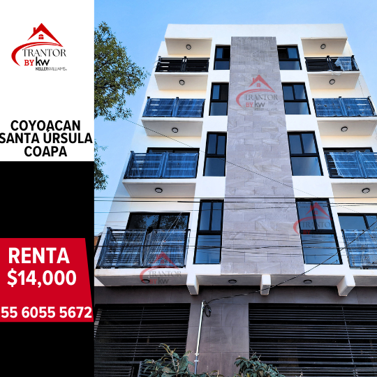 ✨ EXCLUSIVO DEPARTAMENTO NUEVO EN RENTA | SANTA ÚRSULA COAPA • COYOACÁN ✨
